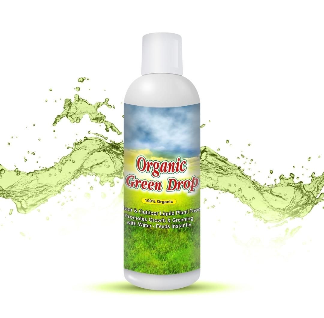 Organic Green Drop Plant Food Liquid Fertilizer For Plant Growth & Greening Pack of 1
